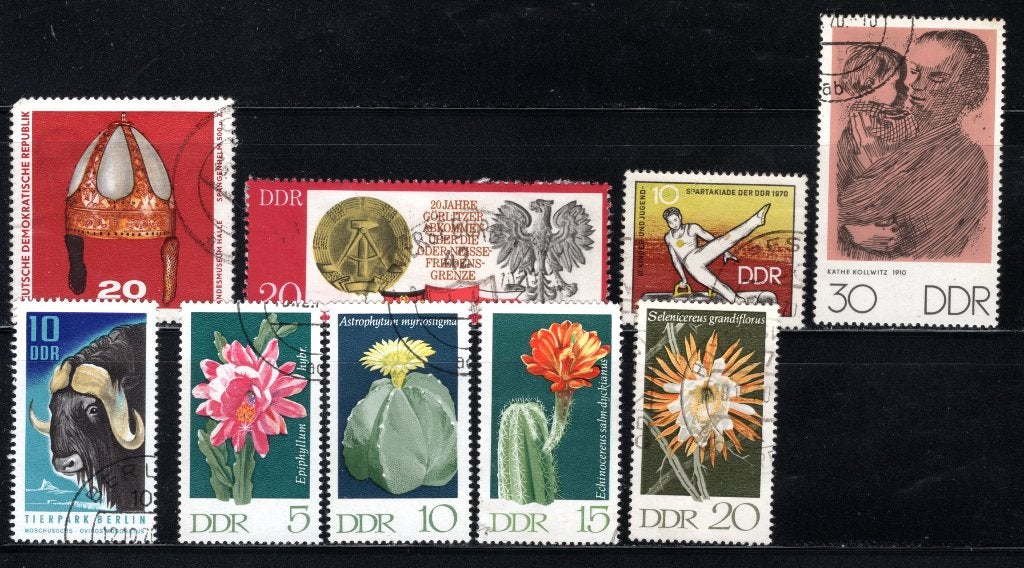 DDR Lot 1970 gestempeld, Postzegels en Munten, Verzenden, DDR, Gestempeld