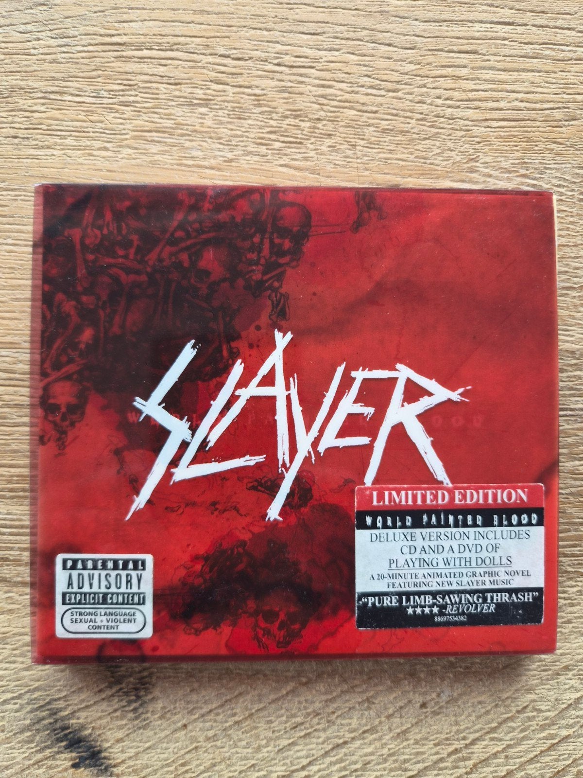 SLAYER - World Painted Blood Limited Edition Deluxe version, Ophalen of Verzenden, Zo goed als nieuw