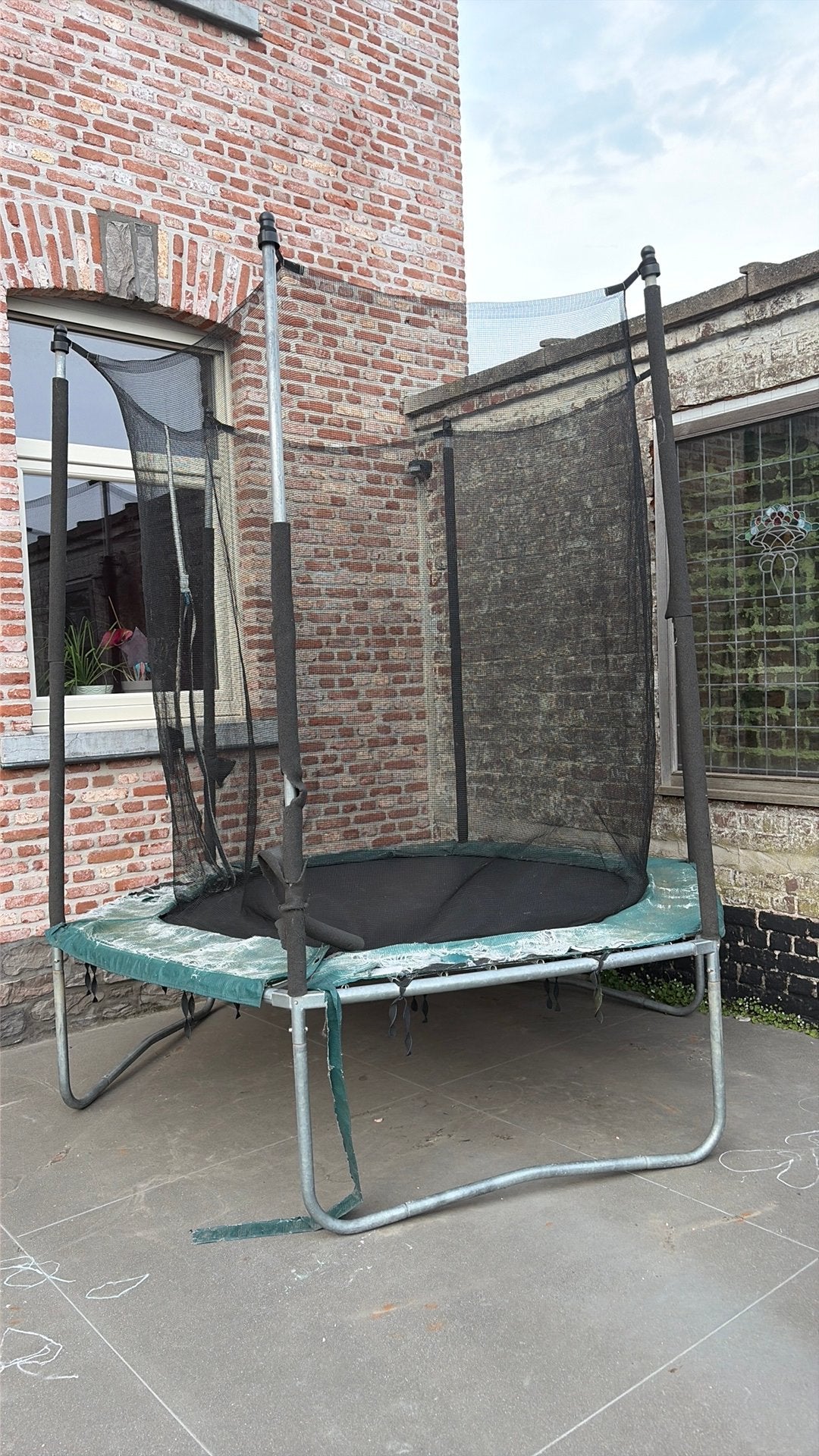 Trampoline, Ophalen, Gebruikt