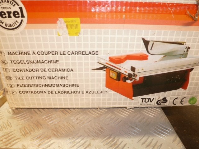 tegelsnijmachine Perel, Bricolage & Construction, Enlèvement, Utilisé, Outil de coupe