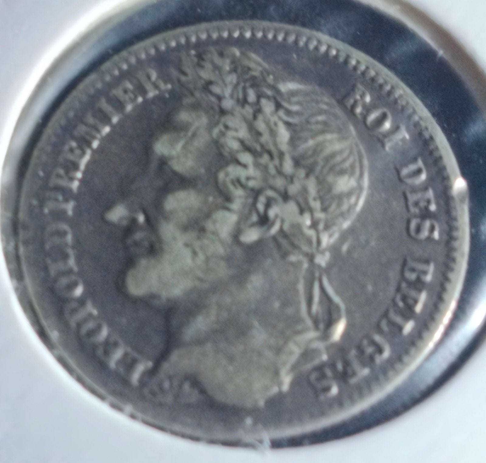 1/4 FR 1834 leopold 1, Postzegels en Munten, Munten | België, Ophalen of Verzenden