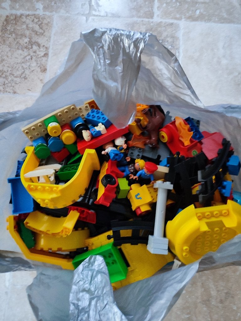 Duplo: 5,8 kg !, Enlèvement ou Envoi, Utilisé, Duplo, Briques en vrac
