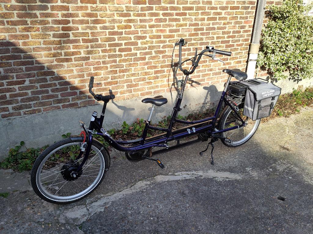 Copilote HUKA, tandem électrique parent-enfant, Enlèvement, Utilisé, Moins de 10 vitesses