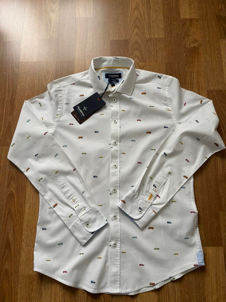 Mt M. HAZE&FINN herenhemd, Vêtements | Hommes, Chemises, Enlèvement ou Envoi, Comme neuf, Blanc, Tour de cou 39/40 (M)