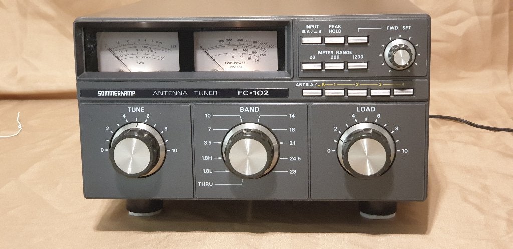 coupleur d'antenne Sommerkamp (Yaesu) FC-102 1,2 kW 160-10m, Télécoms, Enlèvement, Utilisé, Émetteur et Récepteur