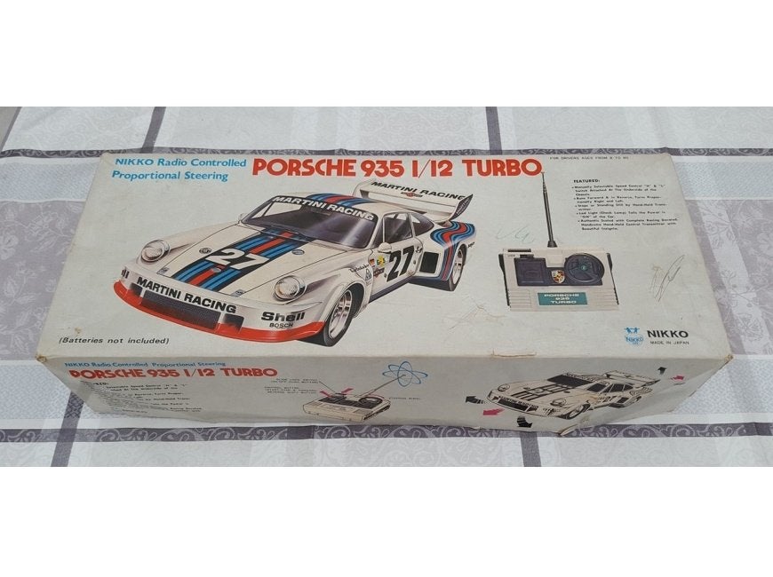Nikko d'époque rare : Porsche 935 1/12 Turbo, Enlèvement ou Envoi, Utilisé