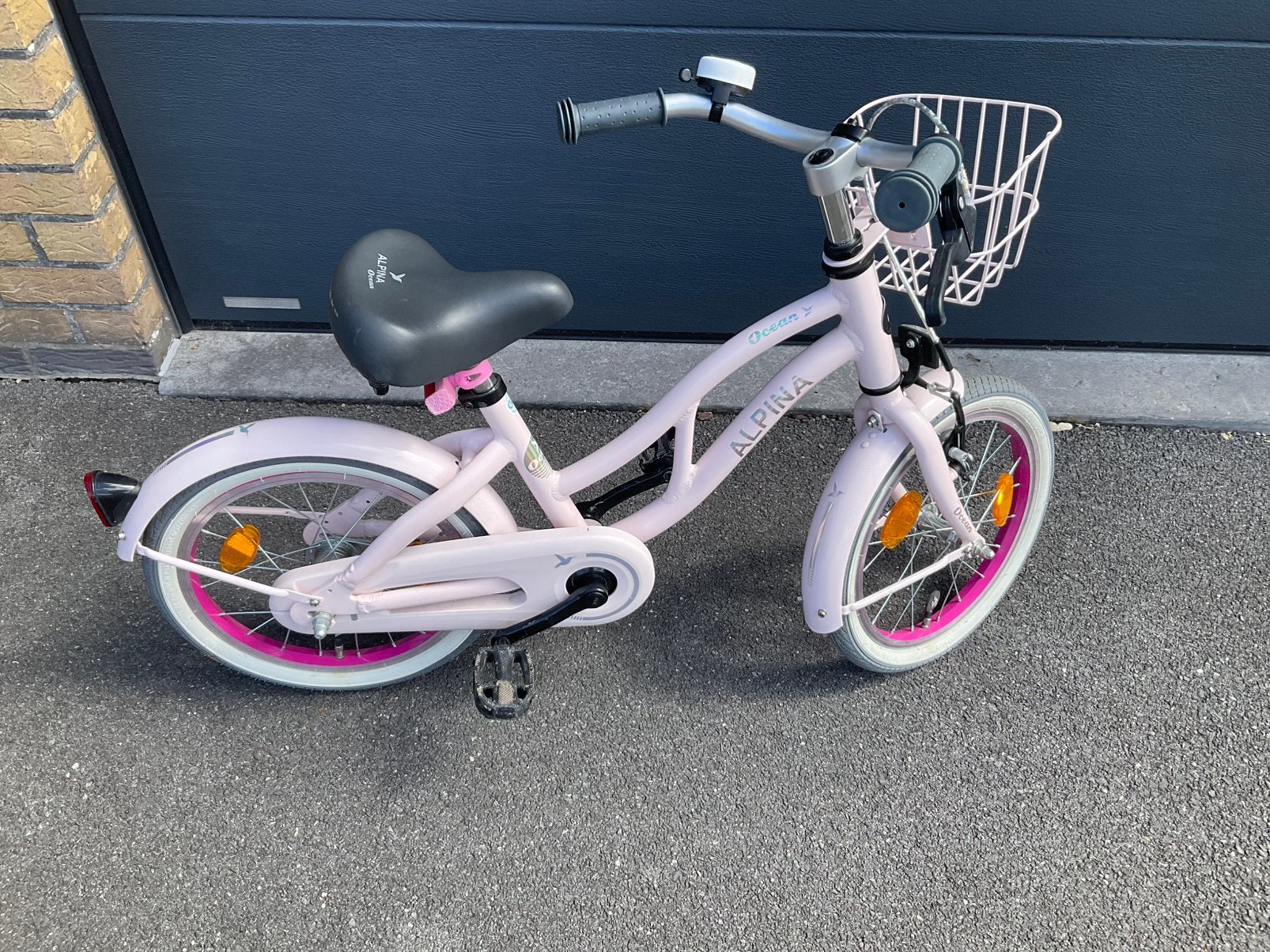 Alpina Ocean meisjesfiets 16 inch, Fietsen en Brommers, Ophalen, Zo goed als nieuw, 16 inch