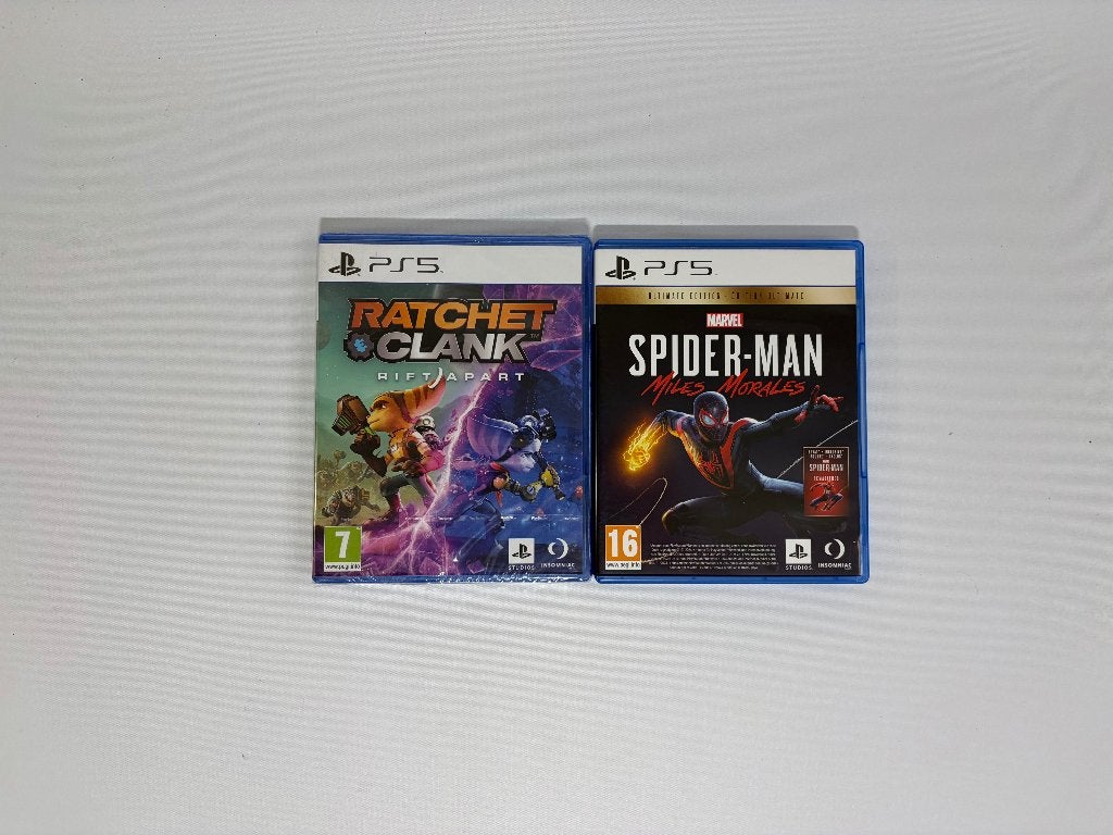 Playstation Games - PS5 - Ratchet & Clanck - Spiderman, Enlèvement ou Envoi, 1 joueur, À partir de 7 ans, Aventure et Action
