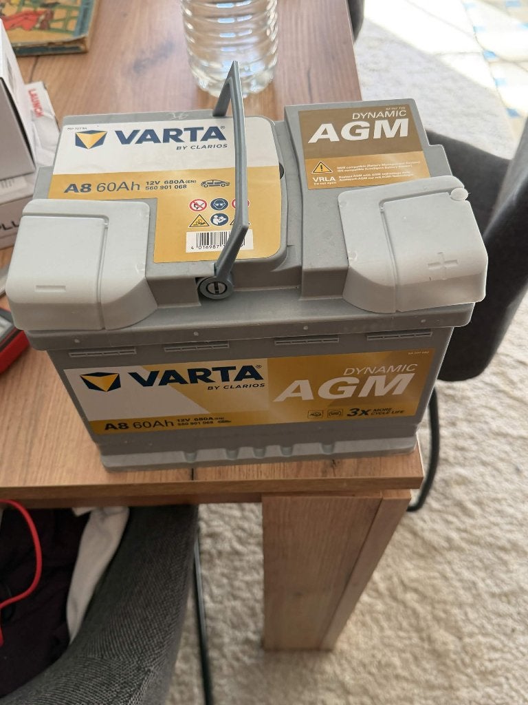 Varta A8 · Batterie Start-Stop 12V 60Ah 680A AGM, Neuf, Opel