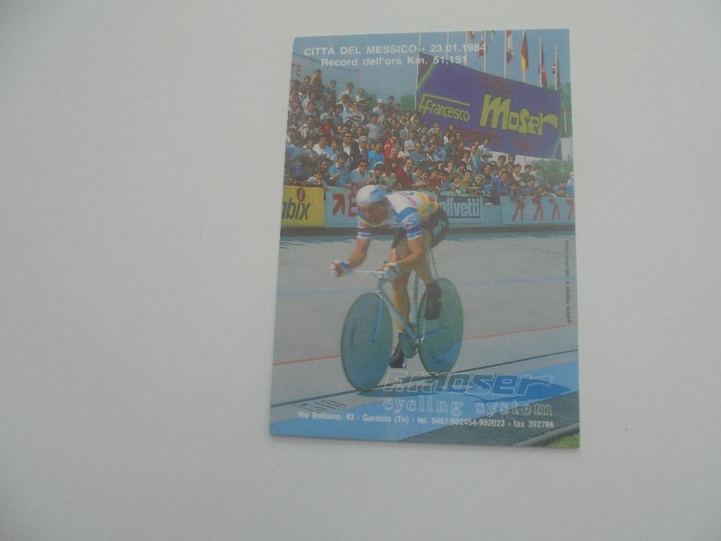 wielrenner-francesco moser, Envoi, 1980 à nos jours, Comme neuf, Photo