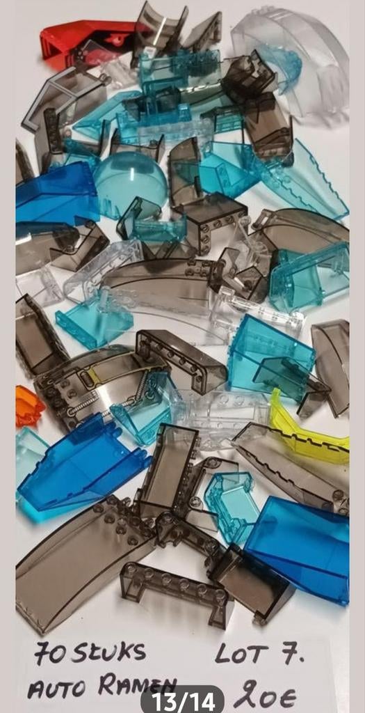 Lego autoruiten gelieve het lot nr door te geven aub, Ophalen of Verzenden, Lego