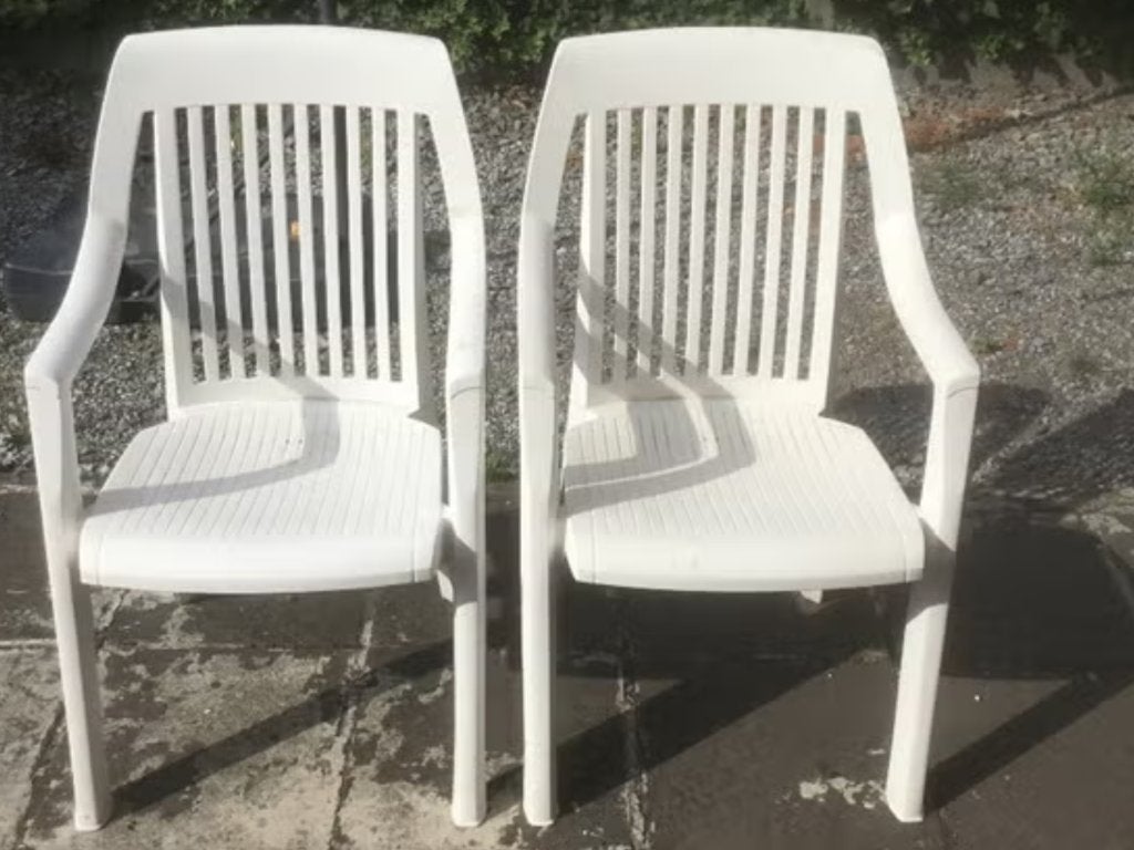 4 tuinstoelen, Tuin en Terras, Ophalen