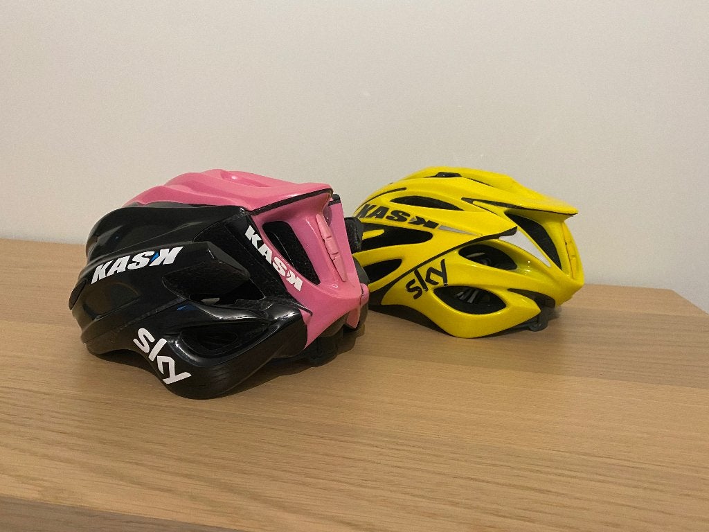 2x Legendarisch helmen Team Sky origineel, Fietsen en Brommers, Fietsaccessoires | Fietskleding, Ophalen of Verzenden, Gebruikt