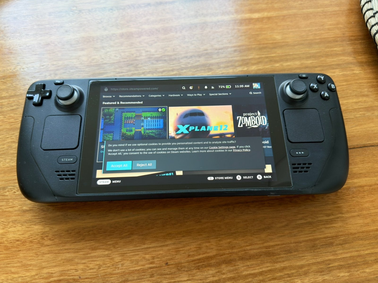 Steam Deck LCD 512Gb, Consoles de jeu & Jeux vidéo, Consoles de jeu | Autre, Enlèvement, Utilisé