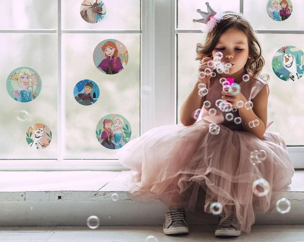Disney Frozen Raamstickers - 8 Stuks, Verzenden, Nieuw, Overige typen