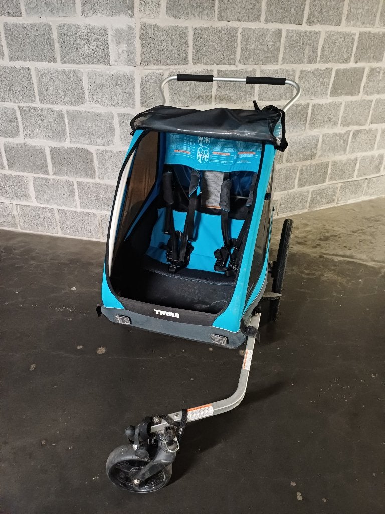 Fietskar, Fietsen en Brommers, Ophalen, Gebruikt, Opvouwbaar, Thule / Chariot