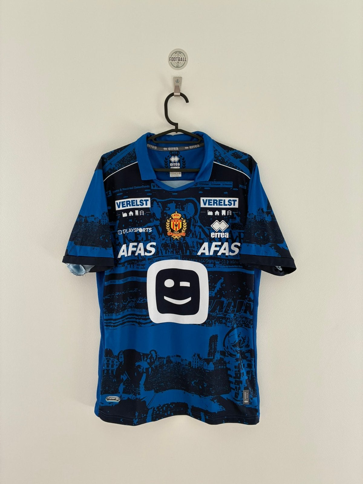 Voetbalshirt KV Mechelen maat L Errea, Verzamelen, Ophalen of Verzenden, Zo goed als nieuw