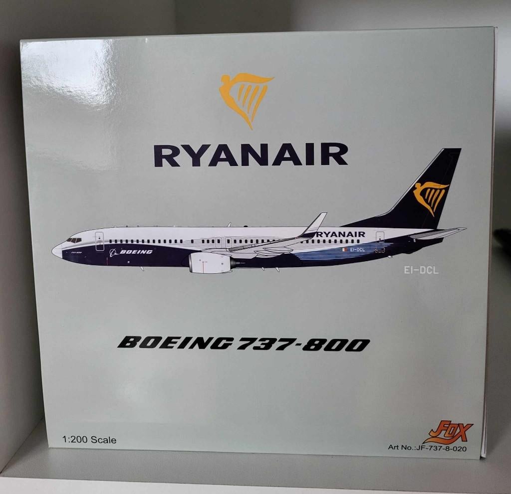JFOX Ryanair B737-800 'Boeing New colour' Livery, Ophalen of Verzenden, Nieuw, Schaalmodel