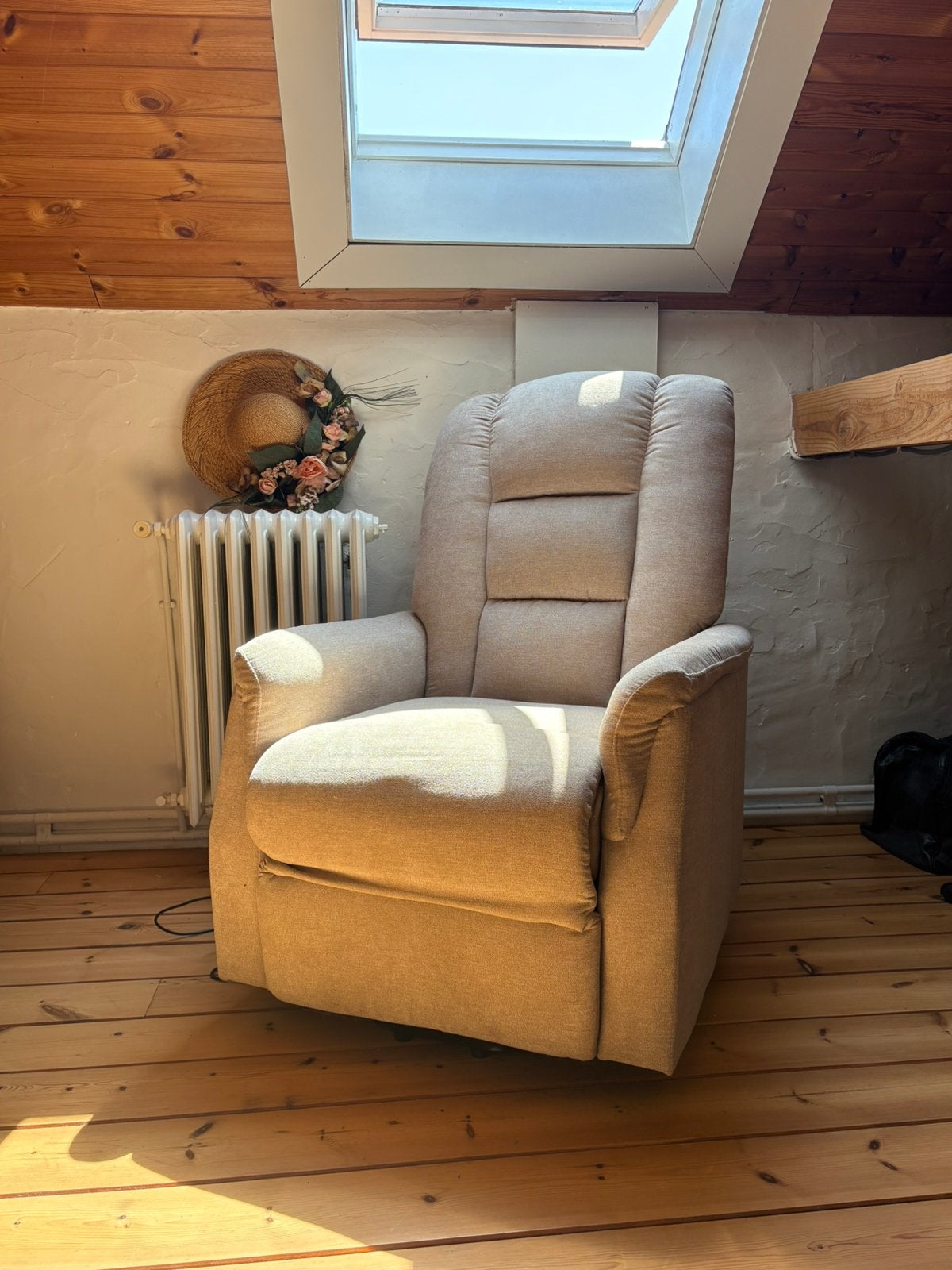 Fauteuil inclinable électrique, Enlèvement, Modern, 75 à 100 cm, Tissus