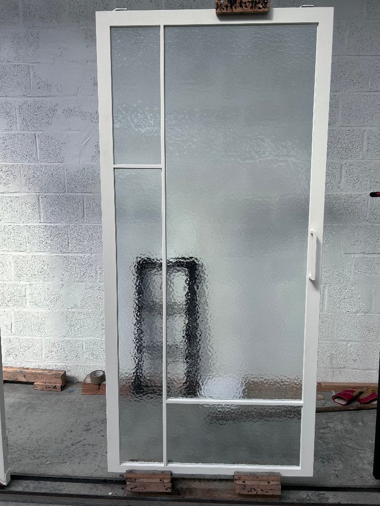 Stalen schuifdeur, Doe-het-zelf en Bouw, Ophalen, 80 tot 120 cm, Nieuw, 160 cm of meer