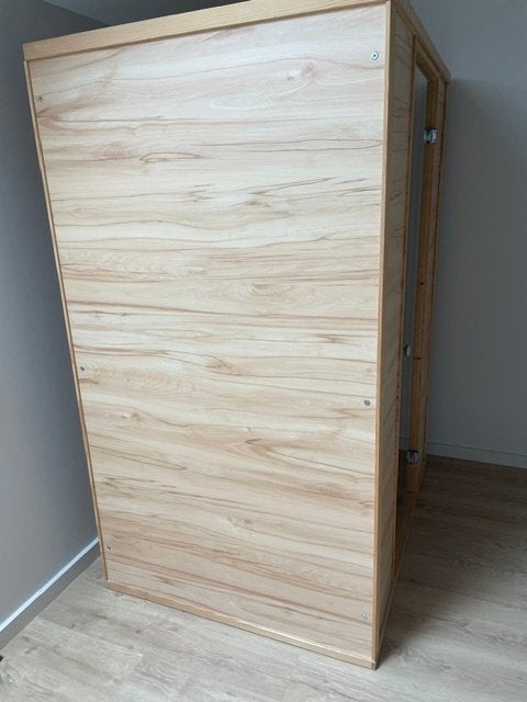 Infraroodcabine Vario 145, Sport en Fitness, Ophalen, Zo goed als nieuw, Infrarood, Complete sauna