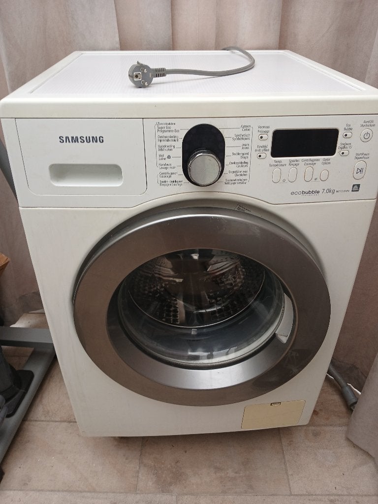 Wasmachine samsung, Enlèvement