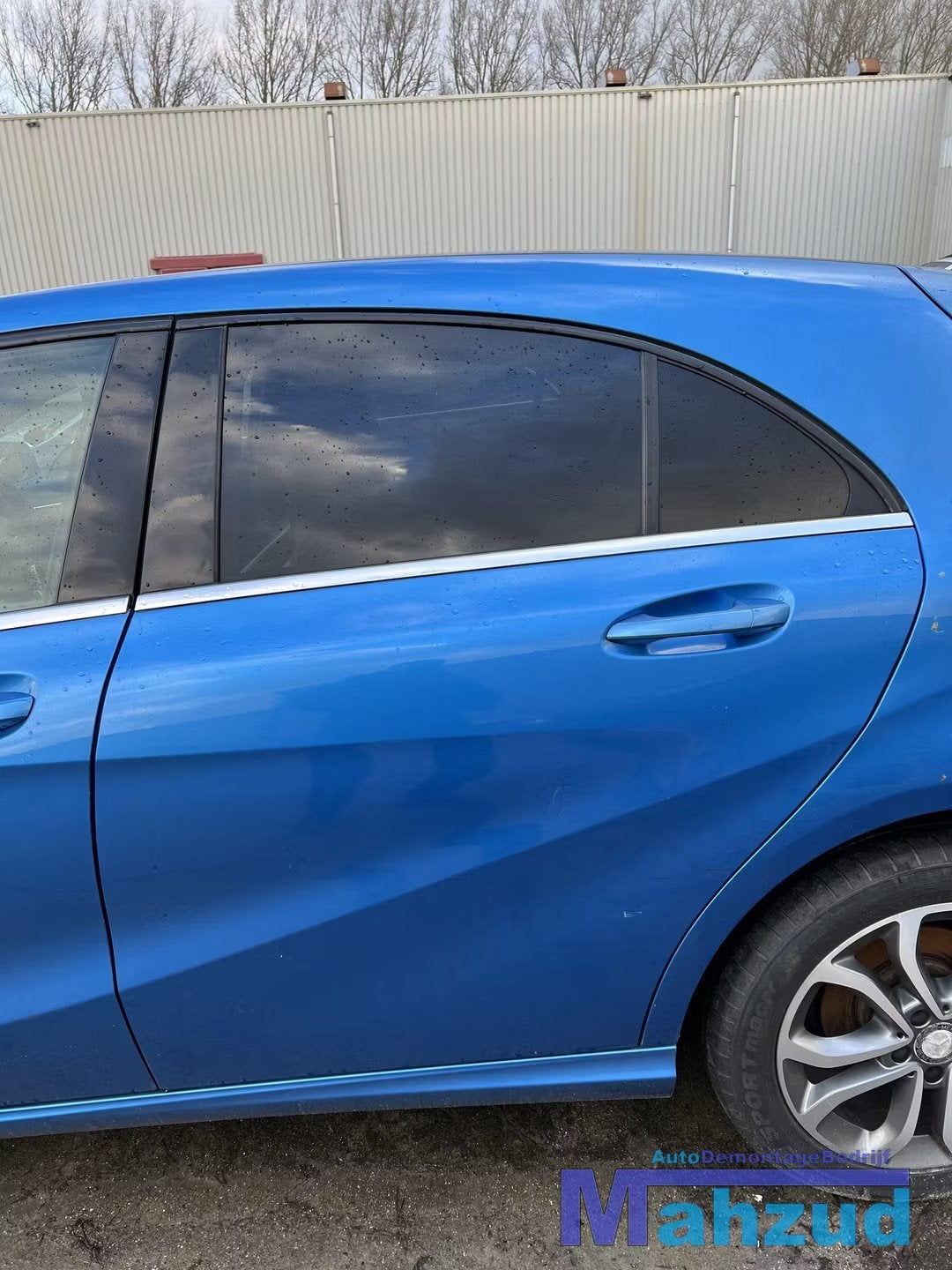 MERCEDES A KLASSE W176 blauw 162 links achter deur 2012-2018, Auto-onderdelen, Gebruikt, Mercedes-Benz AG, Deur, Mercedes-Benz