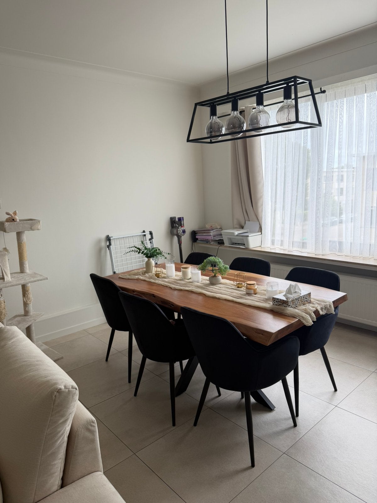 Eettafel + 6 stoelen, Ophalen, Zo goed als nieuw
