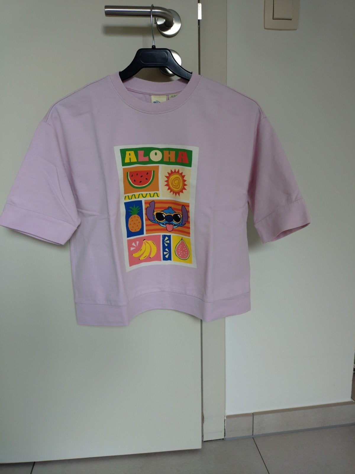 T-shirt met Stitch, Ophalen, Korte mouw