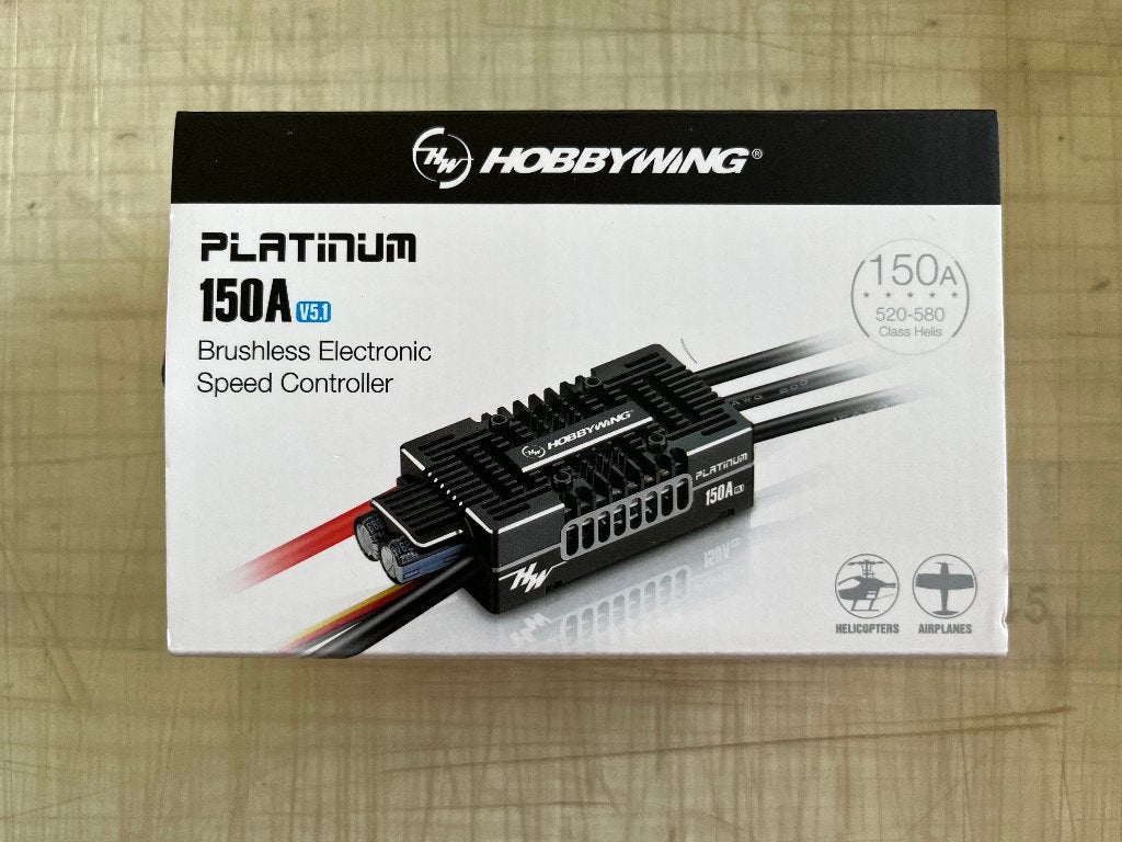 Regelaar Hobbywing platinum 150A, Hobby en Vrije tijd, Modelbouw | Radiografisch | Vliegtuigen, Ophalen of Verzenden, Zo goed als nieuw