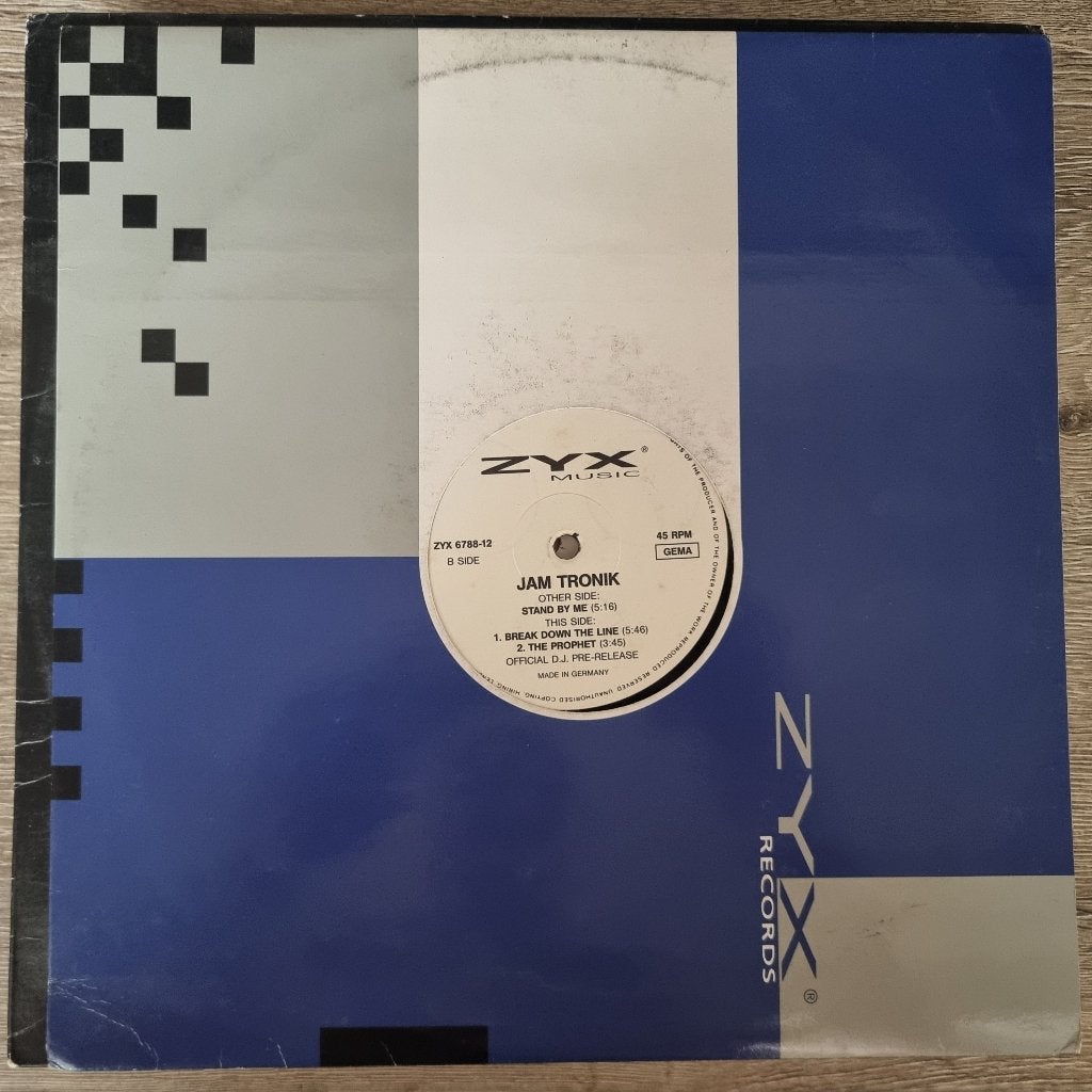 12" Jam Tronik – Stand By Me, CD & DVD, Vinyles Singles, Enlèvement ou Envoi, Utilisé, 12 pouces, Dance et House