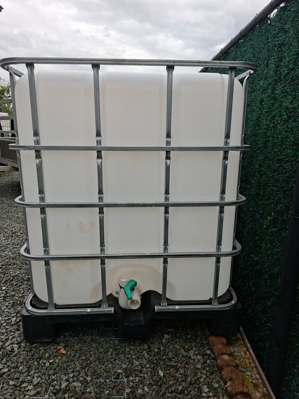 ibc container, regenton,  watervat 1000 liter, Tuin en Terras, 150 liter of meer, Ophalen, Zo goed als nieuw, Kunststof
