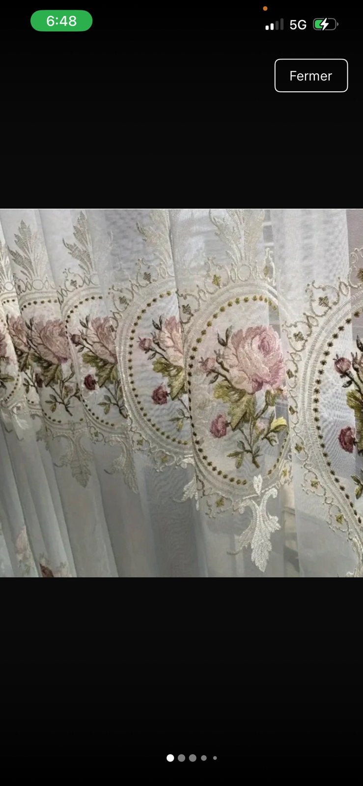 Rideaux romantique, Enlèvement ou Envoi, Neuf