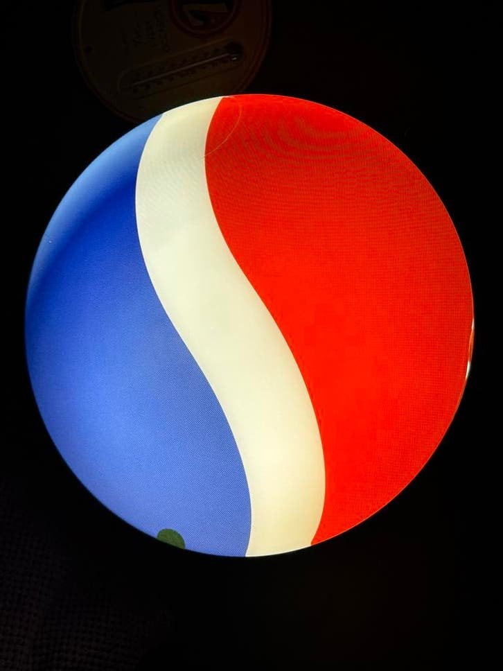Vintage Pepsi Lichtbak - Uniek Reclameobject, Verzamelen, Merken en Reclamevoorwerpen