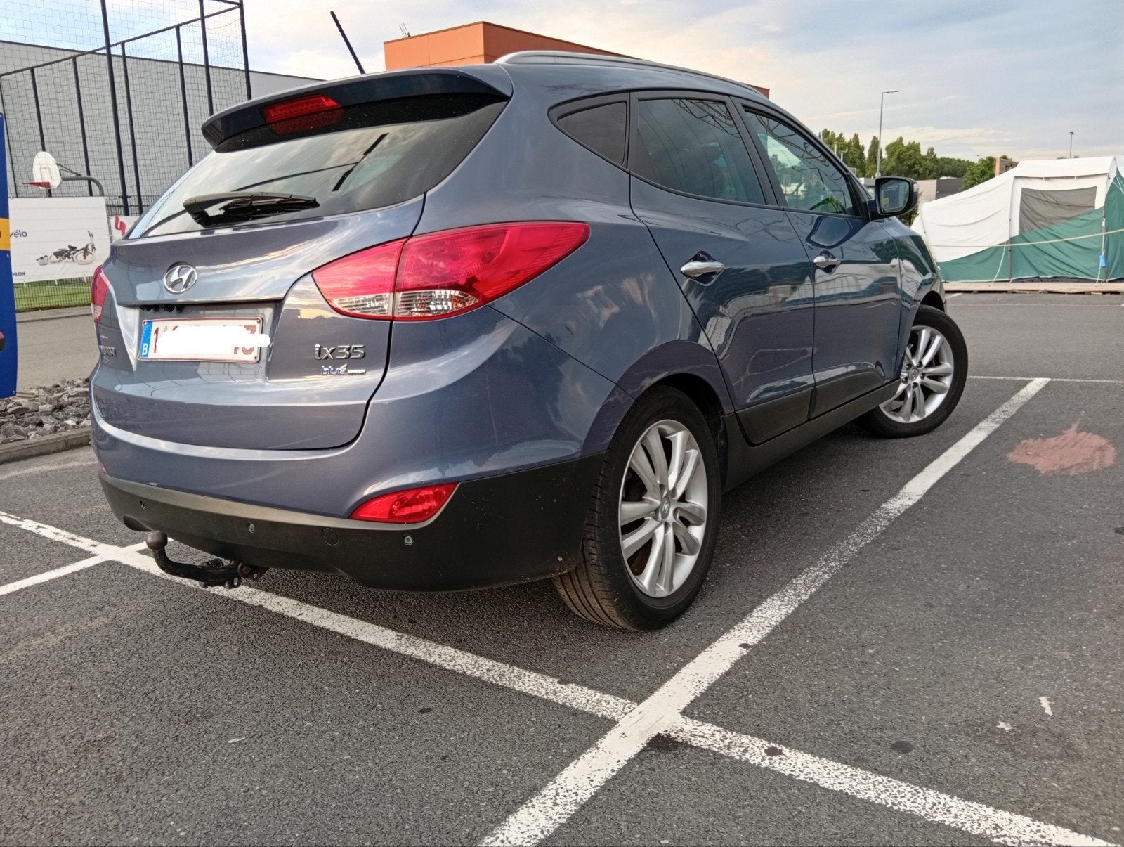 HYUNDAI IX35, 17CRDI, 115CH, ANNÉE 2011..182000KL, Autos, USB, Achat, Boîte manuelle, Noir