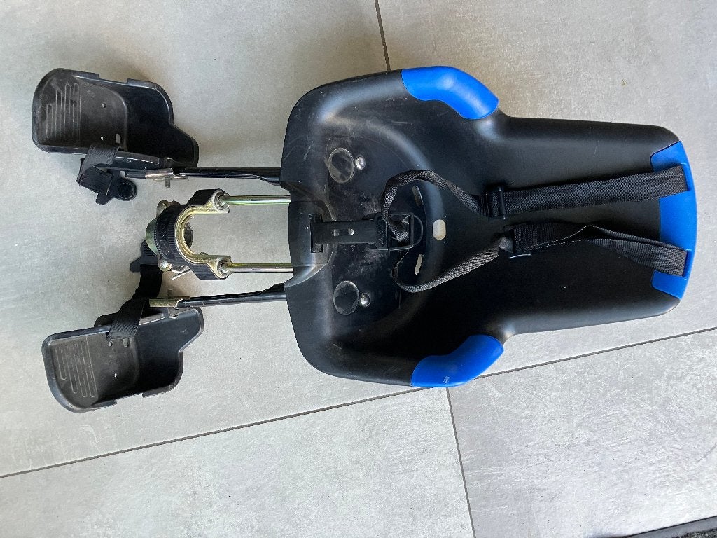 Bobike mini fietsstoeltje vooraan, Fietsen en Brommers, Ophalen, Boobike, Gebruikt, Voetsteuntjes