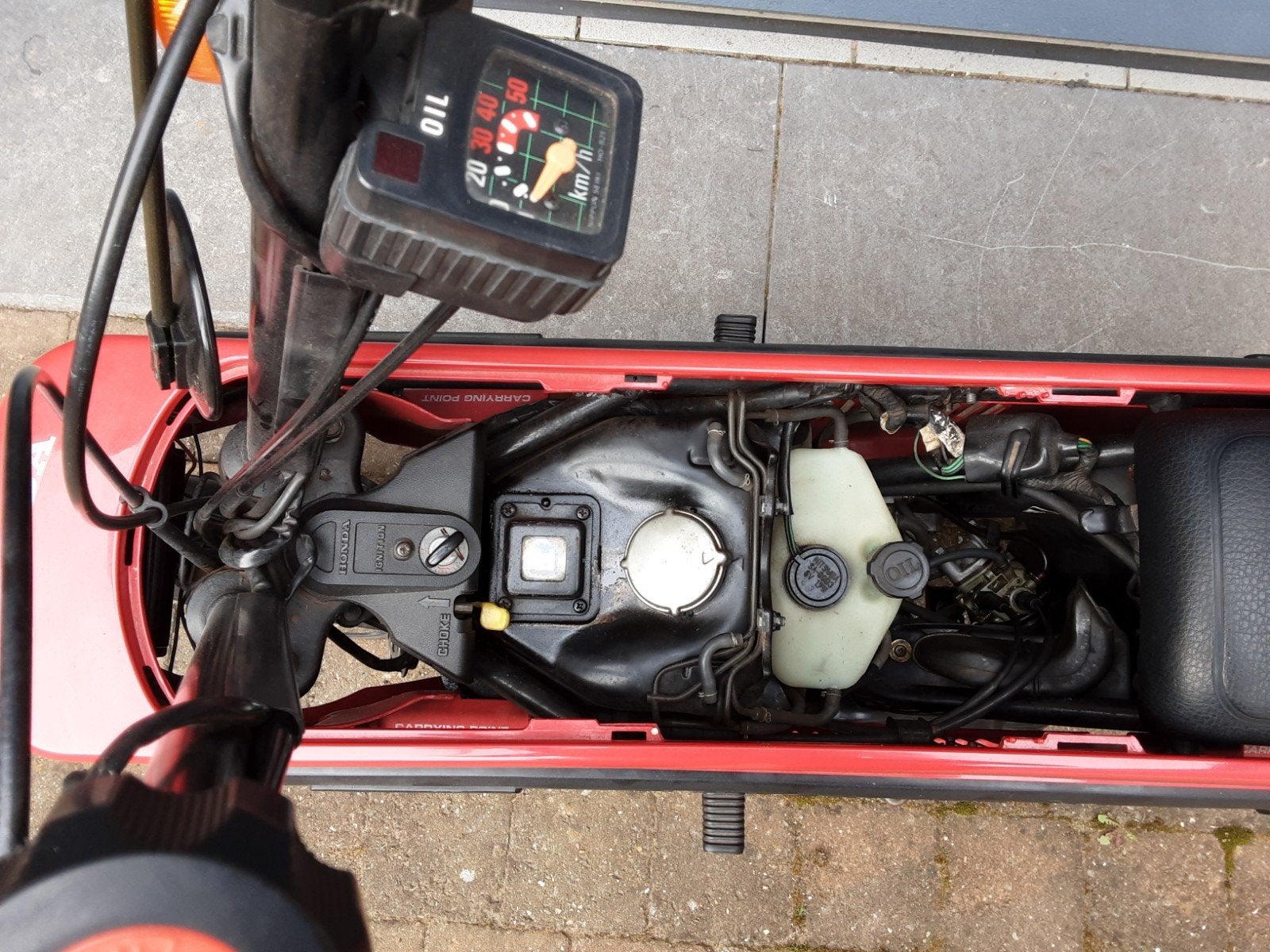 motocompo honda, Enlèvement