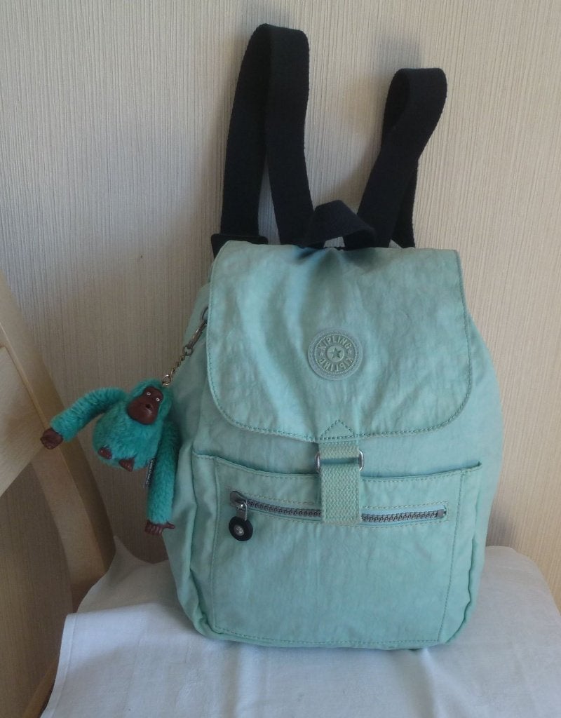 Kipling multifunctionele rugzak + aap, Gebruikt, Kipling, Ophalen of Verzenden, Minder dan 25 cm