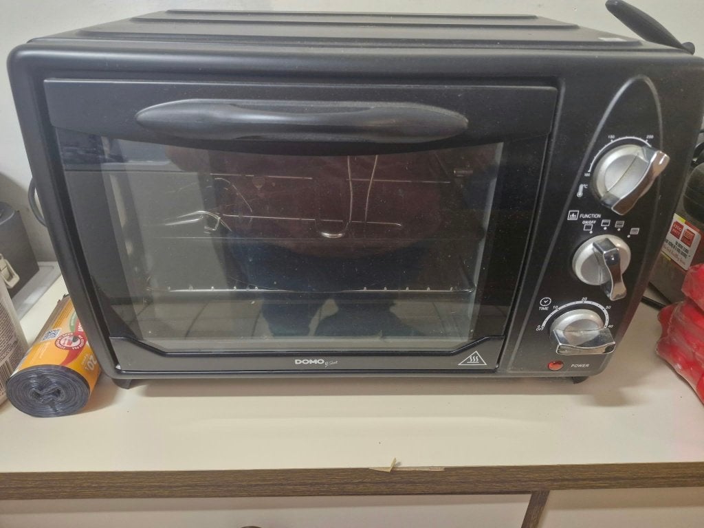 Domo grilloven, Elektronische apparatuur, Ophalen of Verzenden, Oven met grill, Vrijstaand, Gebruikt