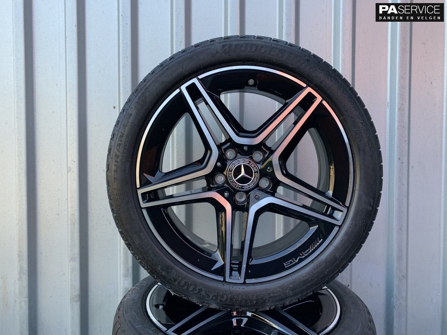 Origineel 18 inch Mercedes A B CLA AMG zomerset incl Bridges, 18 inch, Gebruikt, -, -