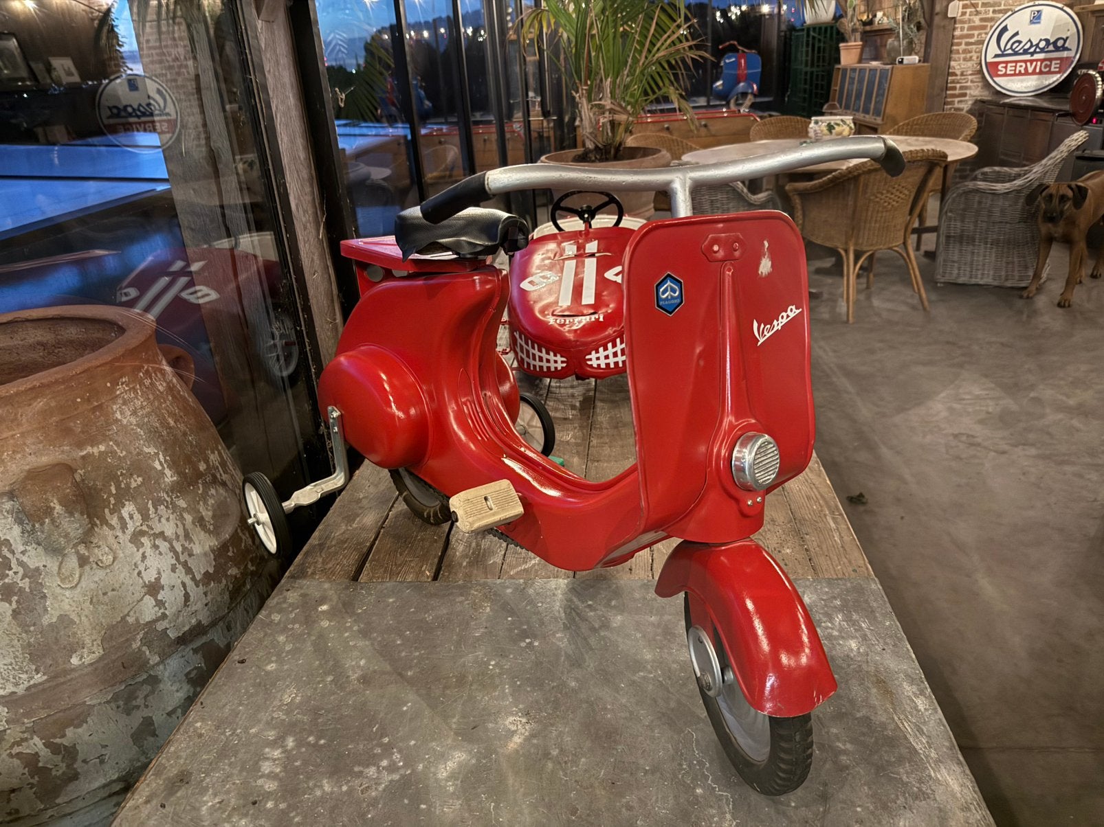 Vespa trap, Ophalen