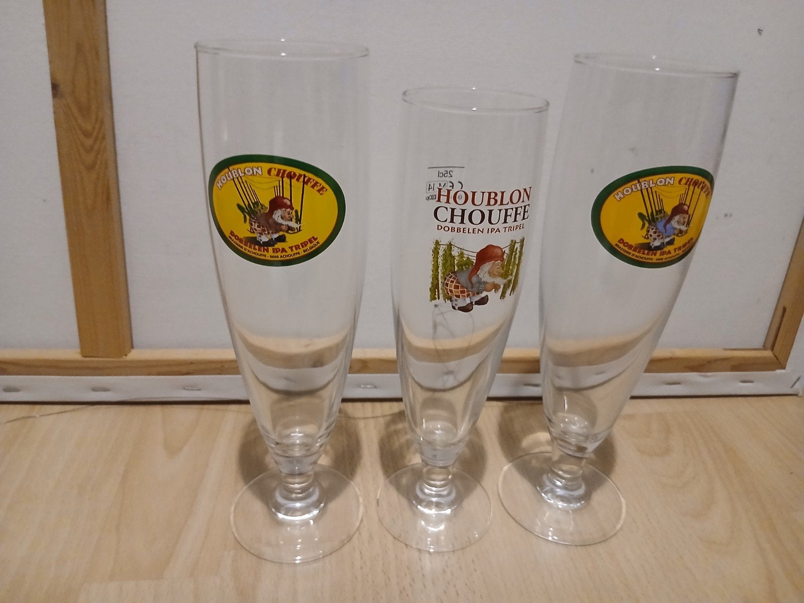 la chouffe houblon glazen, Verzamelen, Ophalen