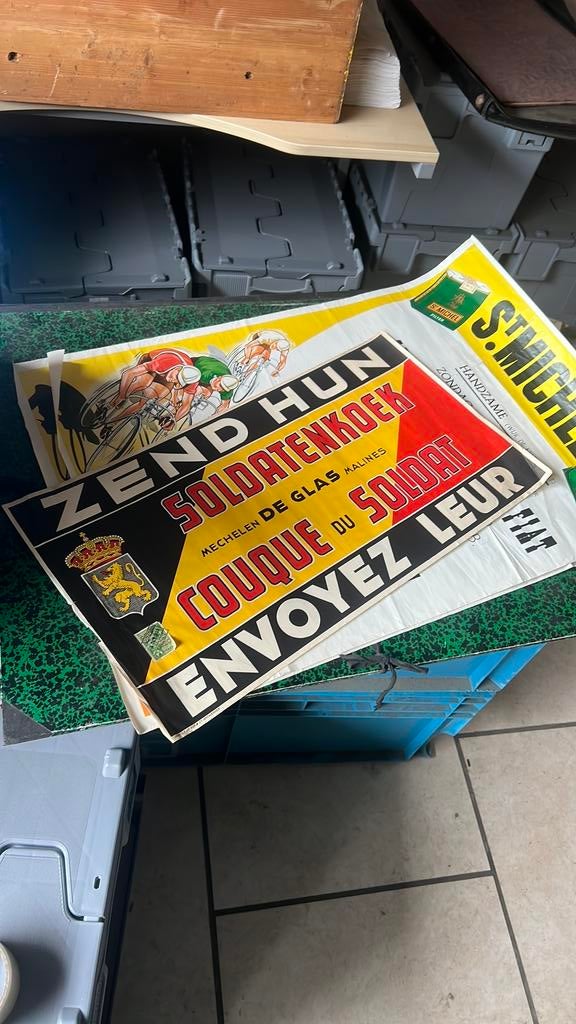 Affiche rare de Couque du soldat de 1939, Enlèvement ou Envoi