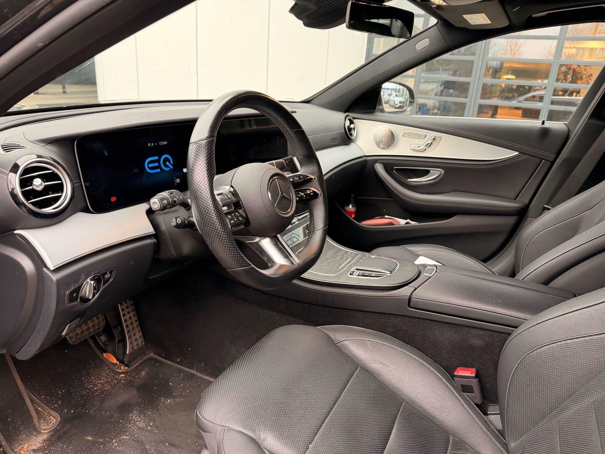 Mercedes-Benz E 300de Break AMG LINE + LEDER + BURMESTER + P, Auto's, Automaat, Gebruikt, 4 cilinders, 35 g/km