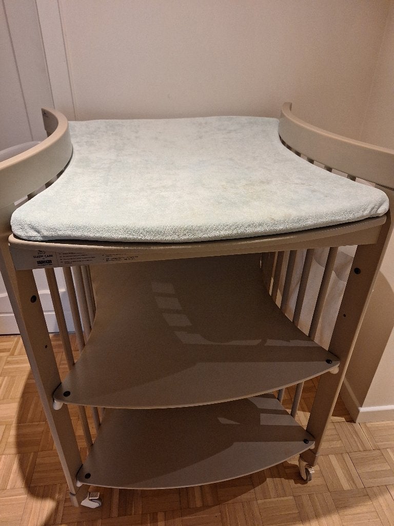 Verluiertafel stokke, Kinderen en Baby's, Ophalen, Gebruikt, Opstaande rand, 105 cm of meer