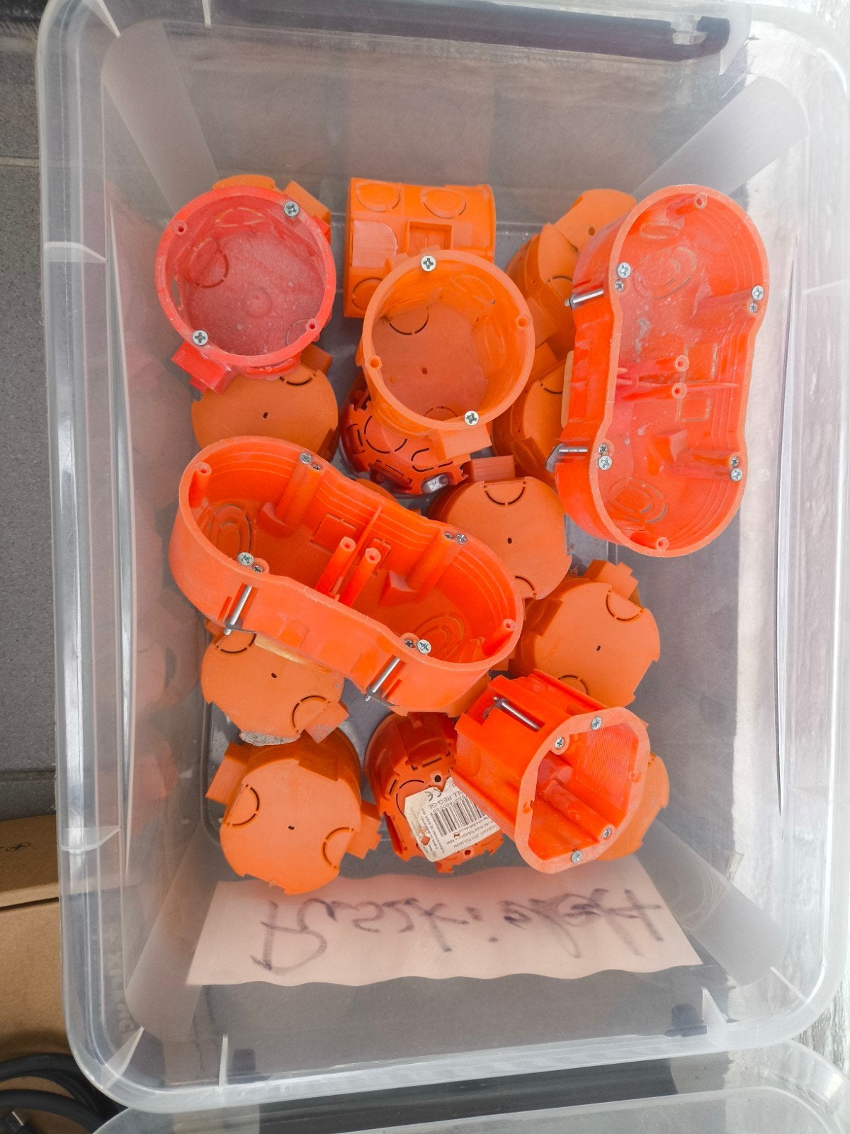 inbouwdozen verschillende, Doe-het-zelf en Bouw, Ophalen, Nieuw