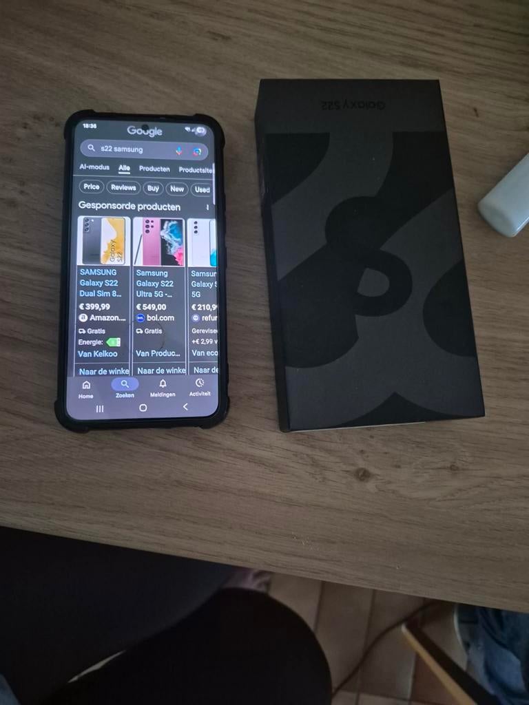 Samsung s22, Ophalen