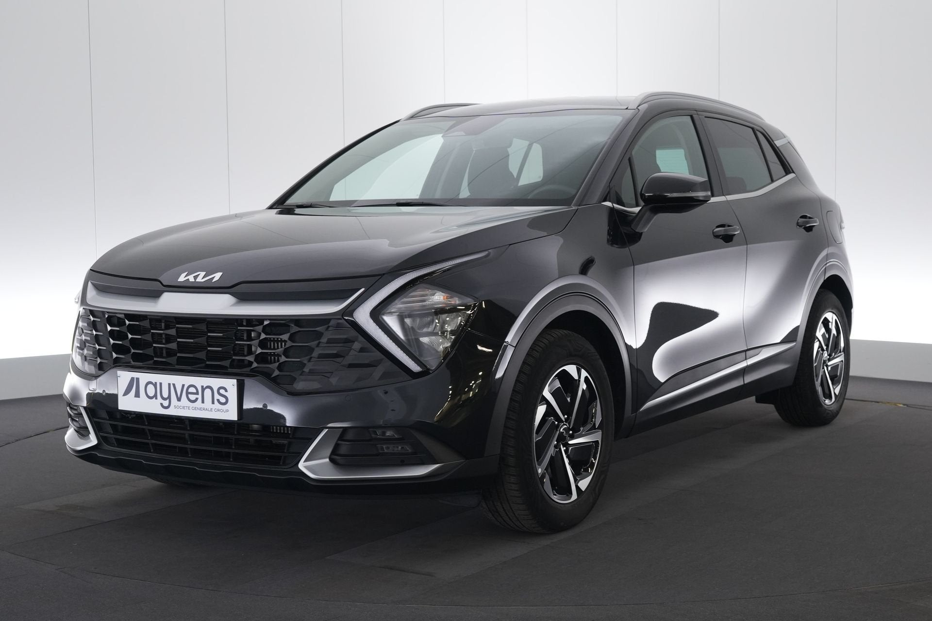 (2CRQ389) KIA SPORTAGE, Auto's, Kia, Voorwielaandrijving, Gebruikt, Zwart, 5 deurs