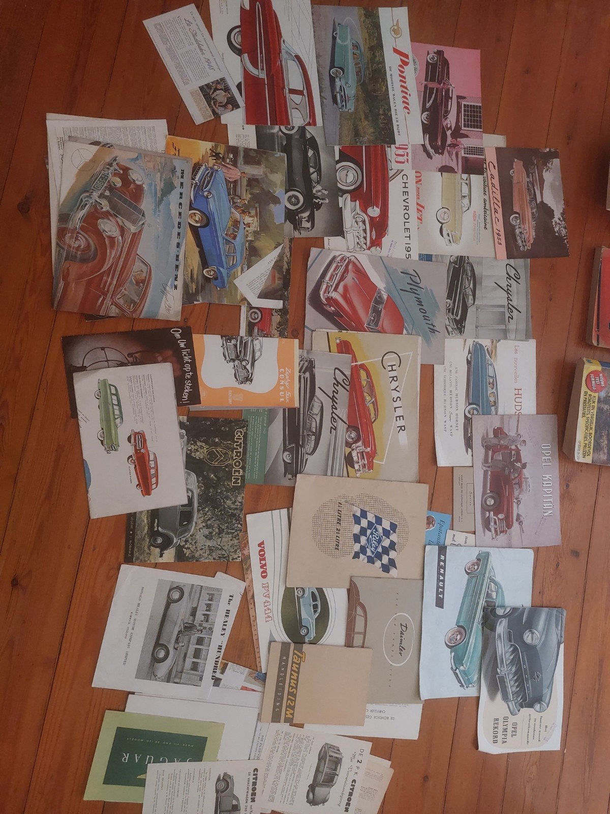 Originele autofolders., Hobby en Vrije tijd, Ophalen
