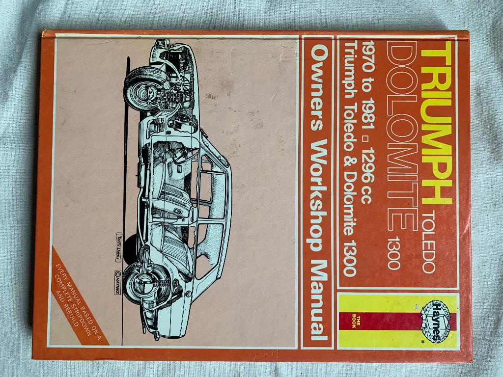 Haynes repair manual triumph, Enlèvement ou Envoi, Utilisé
